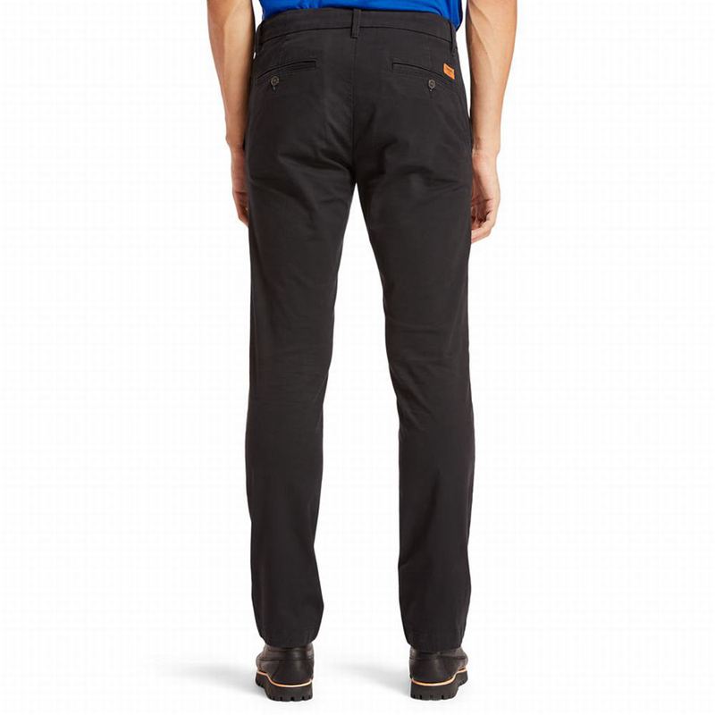 Timberland Squam Lake Twill Chino Hlače Crne | 86221370