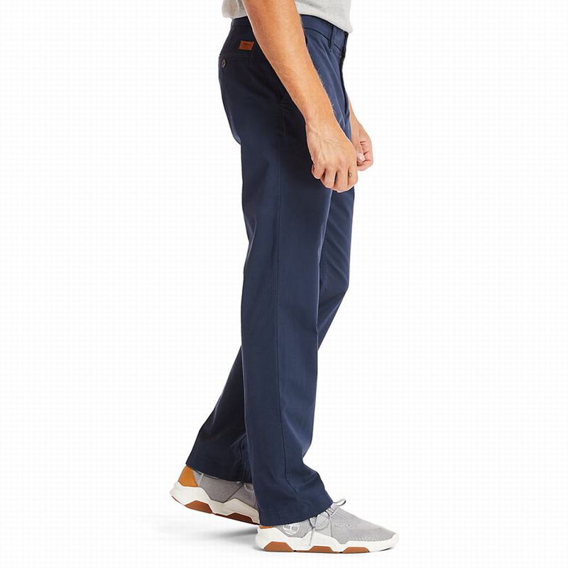 Timberland Squam Lake Twill Chino Hlače Tamnoplave | 88966546