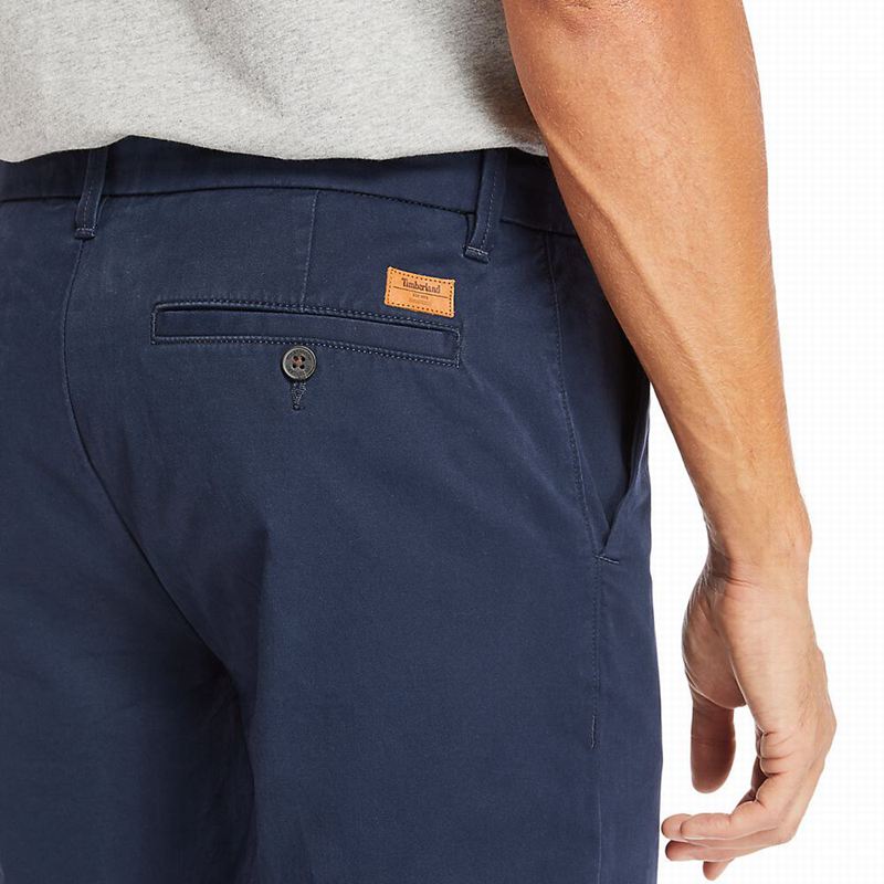 Timberland Squam Lake Twill Chino Hlače Tamnoplave | 88966546
