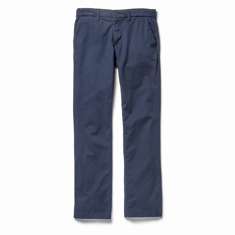 Timberland Squam Lake Twill Chino Hlače Tamnoplave | 88966546