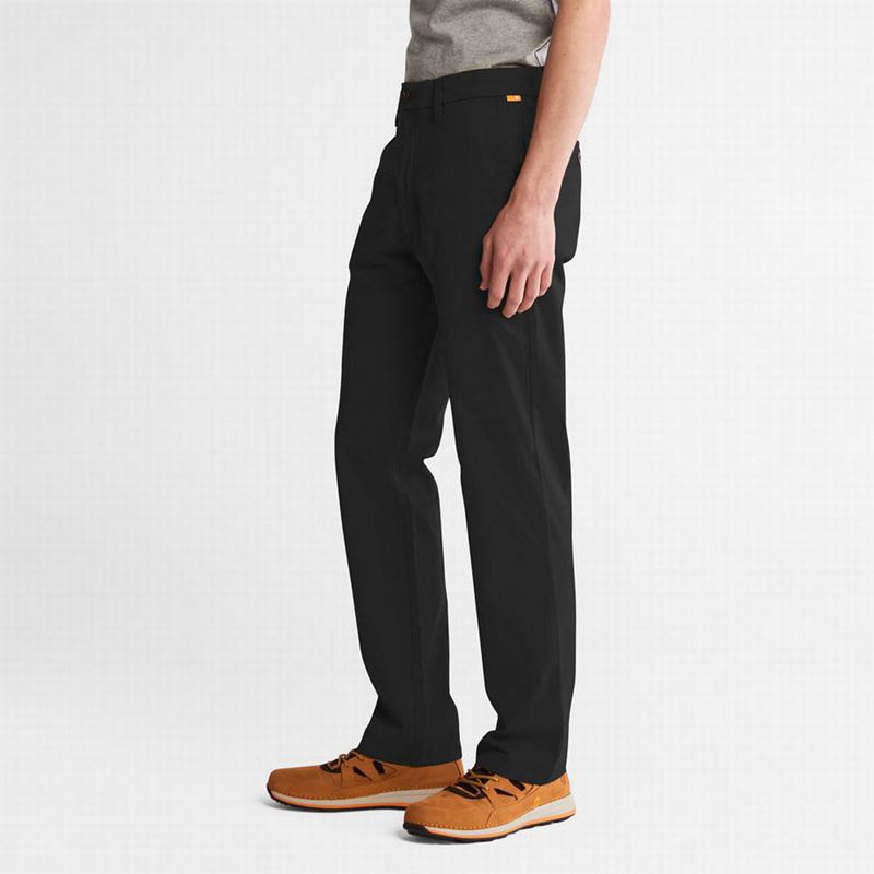 Timberland Squam Lake Twill Chino Hlače Crne | 90883070