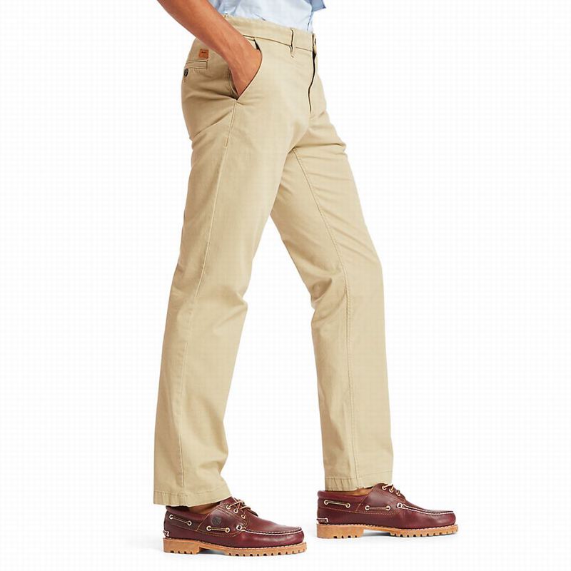 Timberland Squam Lake Twill Chino Hlače Bež | 99114153