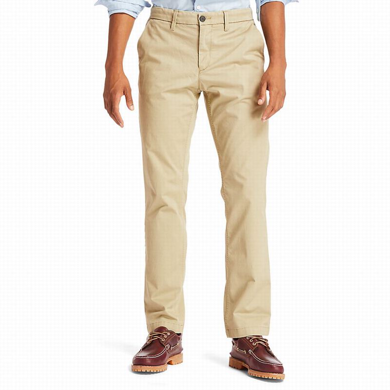 Timberland Squam Lake Twill Chino Hlače Bež | 99114153
