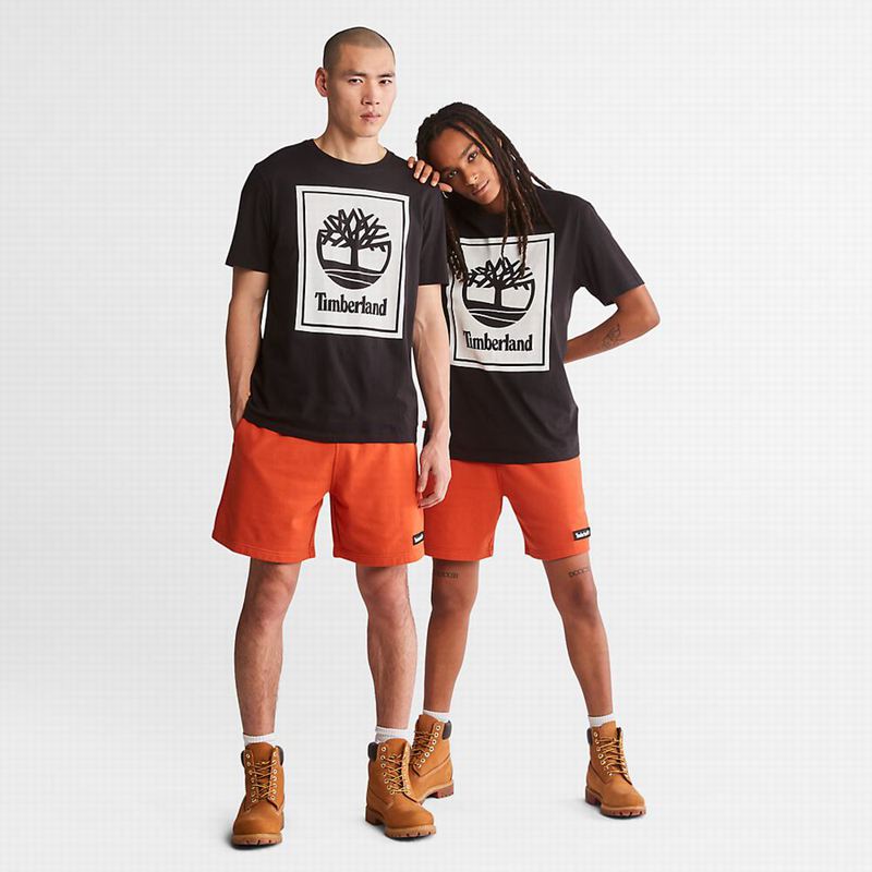 Timberland Stack Logo Majice Bijele | 56884927