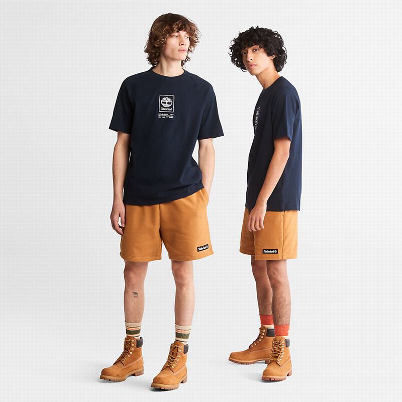 Timberland Stack Logo Majice Tamnoplave | 21927744