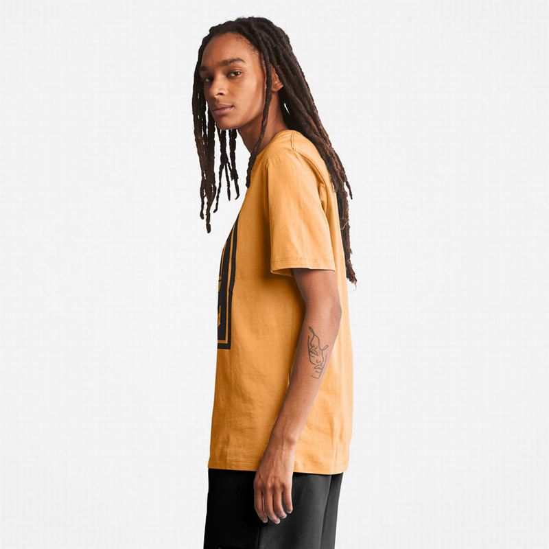 Timberland Stack Logo Majice Žute | 43261266