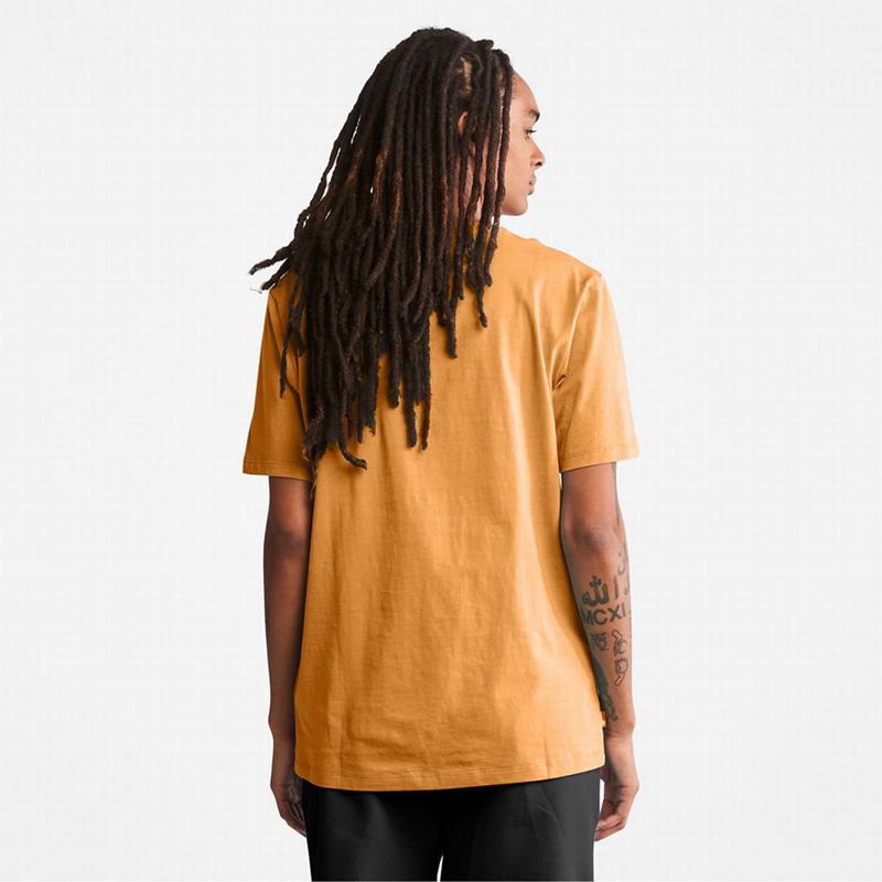 Timberland Stack Logo Majice Žute | 43261266