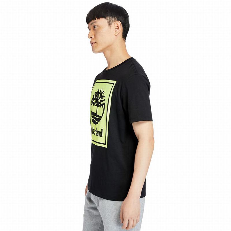 Timberland Stack Logo Majice Žute | 80371675