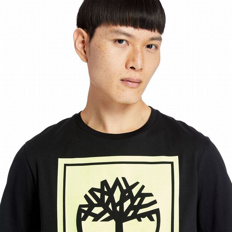 Timberland Stack Logo Majice Žute | 80371675