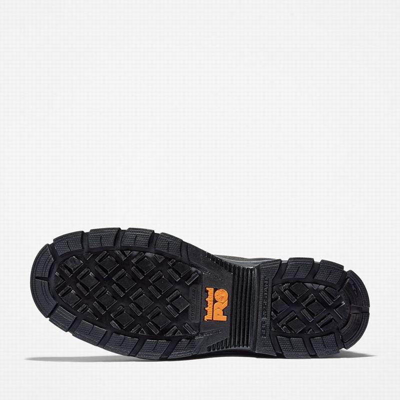 Timberland Stockdale Pull On Alloy Toe Waterproof Radne Čizme Crne | 43260844