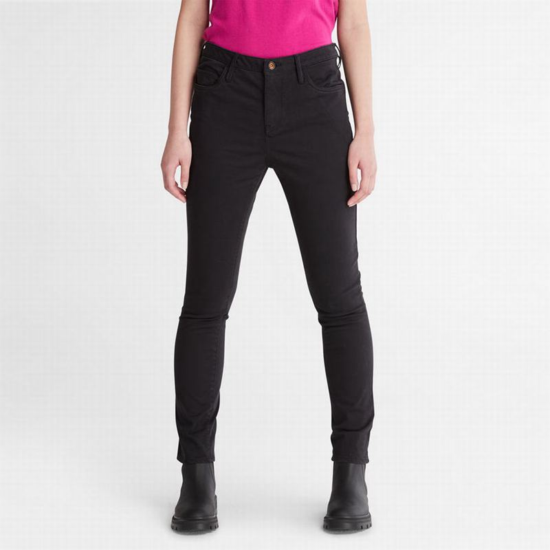 Timberland Stretch Chino Hlače Crne | 29847733