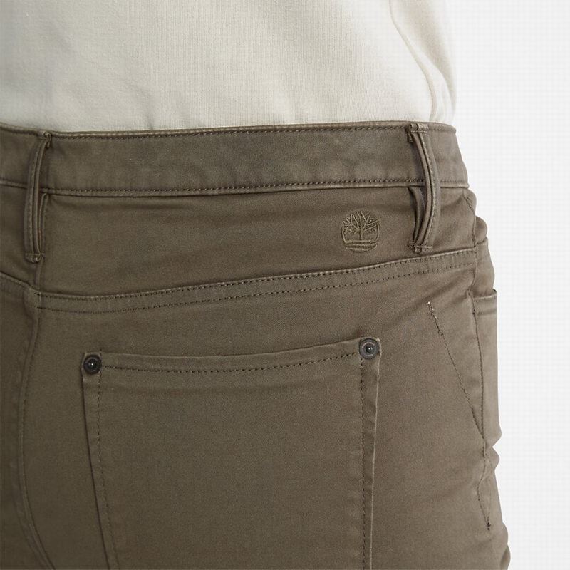 Timberland Stretch Chino Hlače Maslinasto Zelene | 94661110