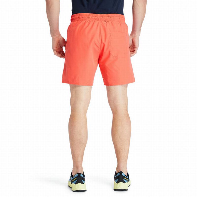 Timberland Sunapee Lake Solid-colour Swim Kratke Hlače Crvene | 16047524