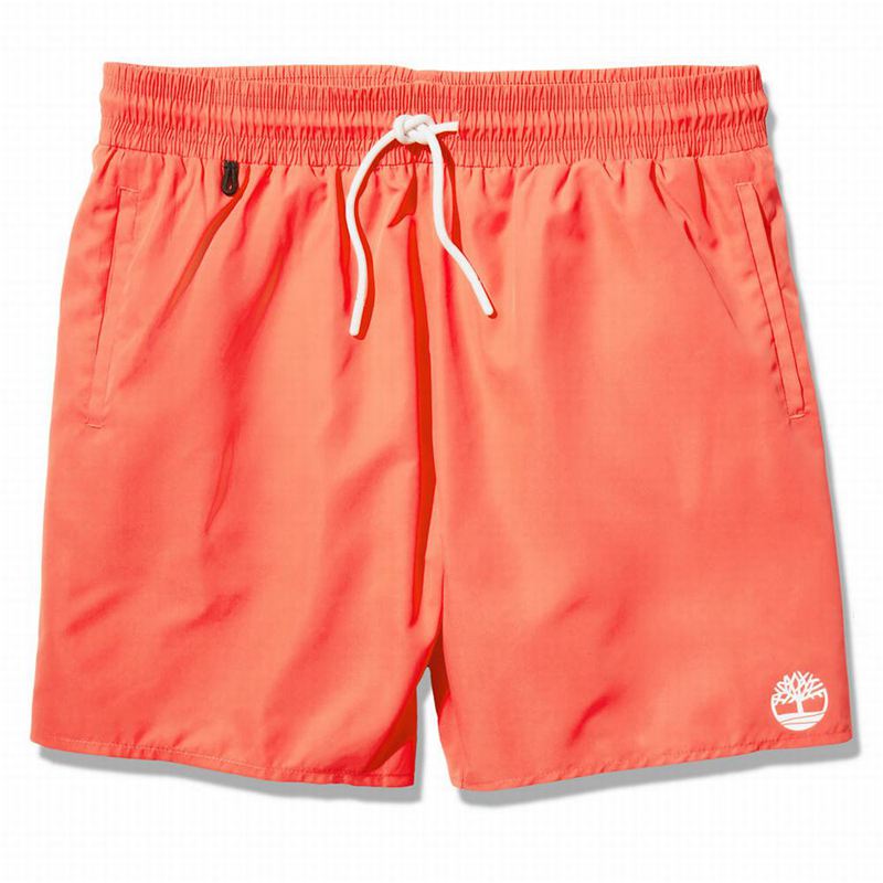 Timberland Sunapee Lake Solid-colour Swim Kratke Hlače Crvene | 16047524