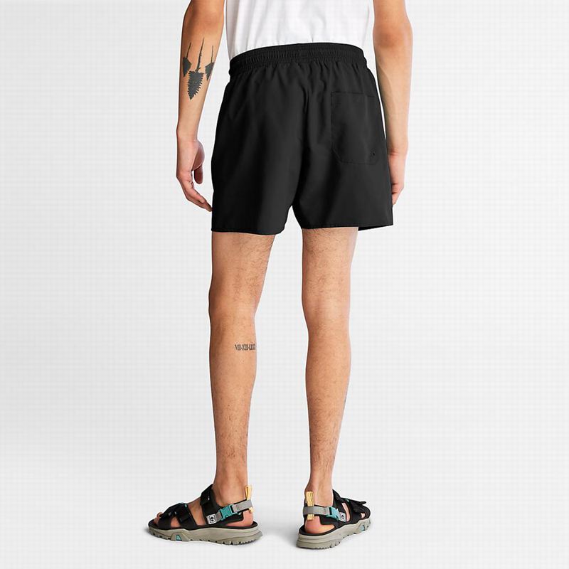 Timberland Sunapee Lake Solid-colour Swim Kratke Hlače Crne | 78993897