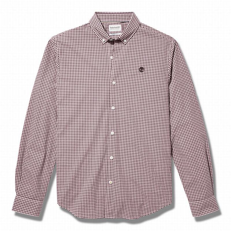 Timberland Suncook River Gingham Košulje Bordo | 11122429