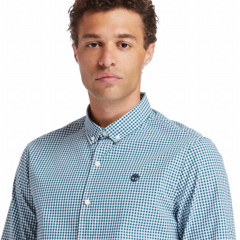 Timberland Suncook River Gingham Košulje Tirkizne | 5818056
