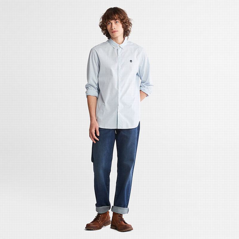 Timberland Suncook River Gingham Košulje Plave | 92534296