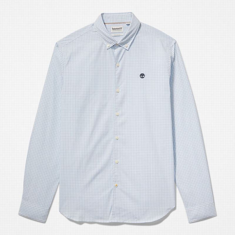 Timberland Suncook River Gingham Košulje Plave | 92534296