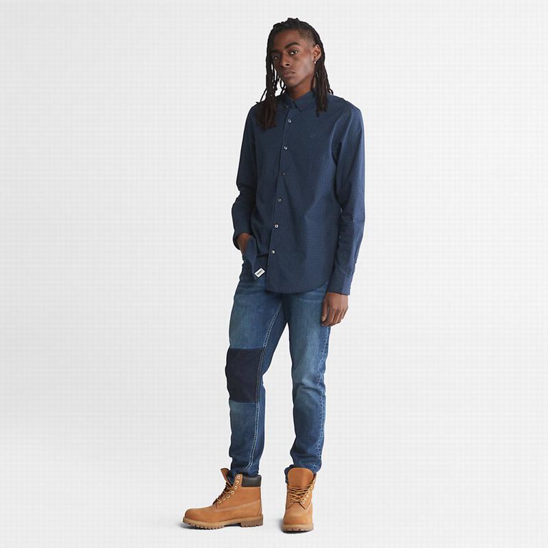 Timberland Suncook River Poplin Košulje Tamnoplave | 97748088