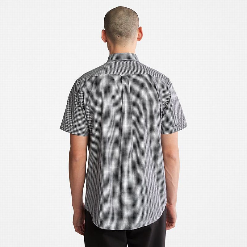 Timberland Suncook River Short-Sleeve Poplin Košulje Tamnoplave | 35406846