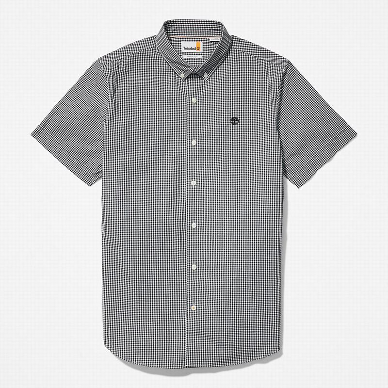 Timberland Suncook River Short-Sleeve Poplin Košulje Tamnoplave | 35406846
