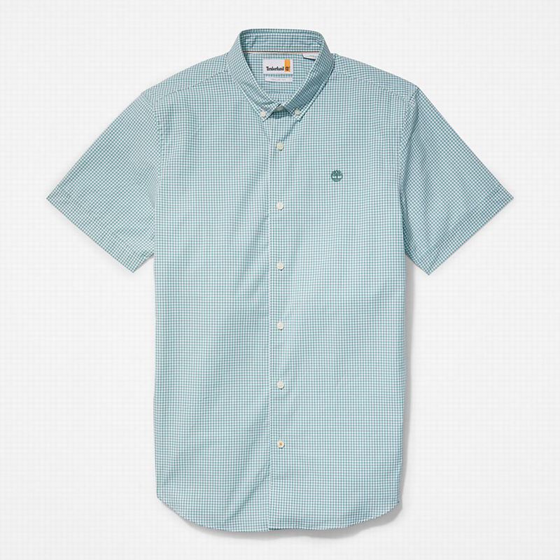 Timberland Suncook River Short-Sleeve Poplin Košulje Svijetlo Plave | 60377278