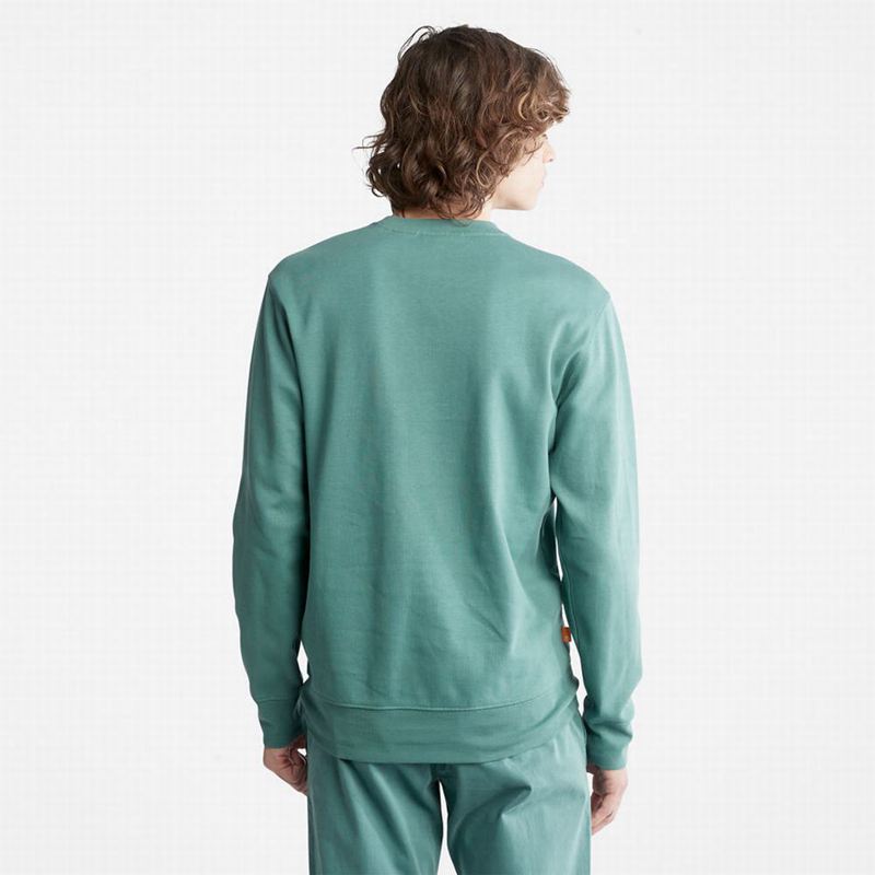 Timberland Sweatshirt with Timber Fresh Technology Dukserice Maslinasto Zelene | 32144197