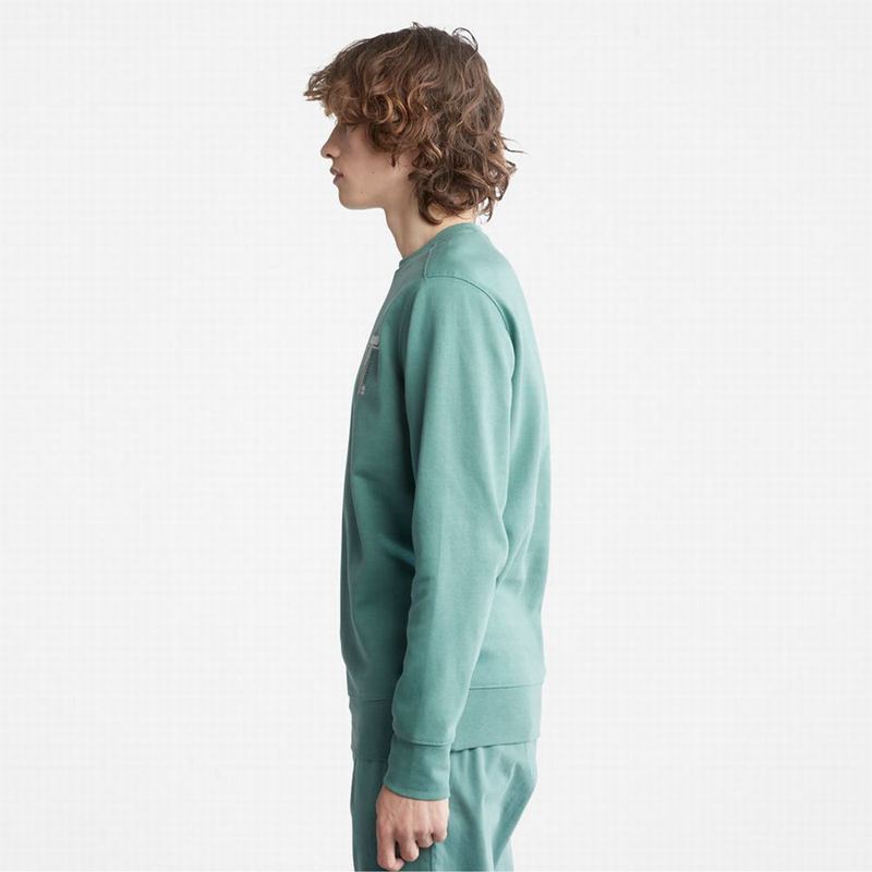 Timberland Sweatshirt with Timber Fresh Technology Dukserice Maslinasto Zelene | 32144197