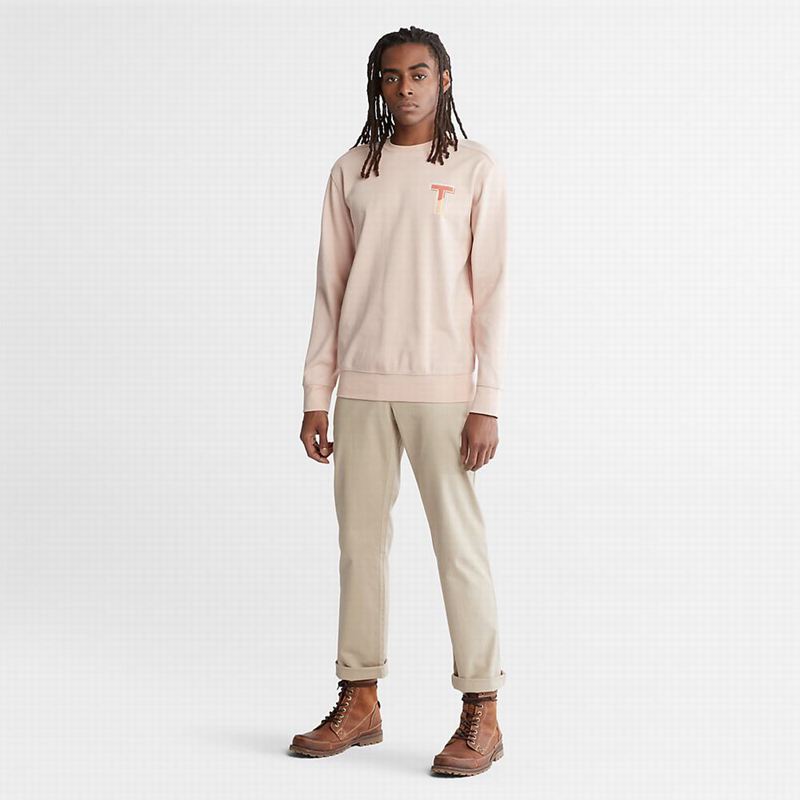 Timberland Sweatshirt with Timber Fresh Technology Dukserice Roze | 62280977