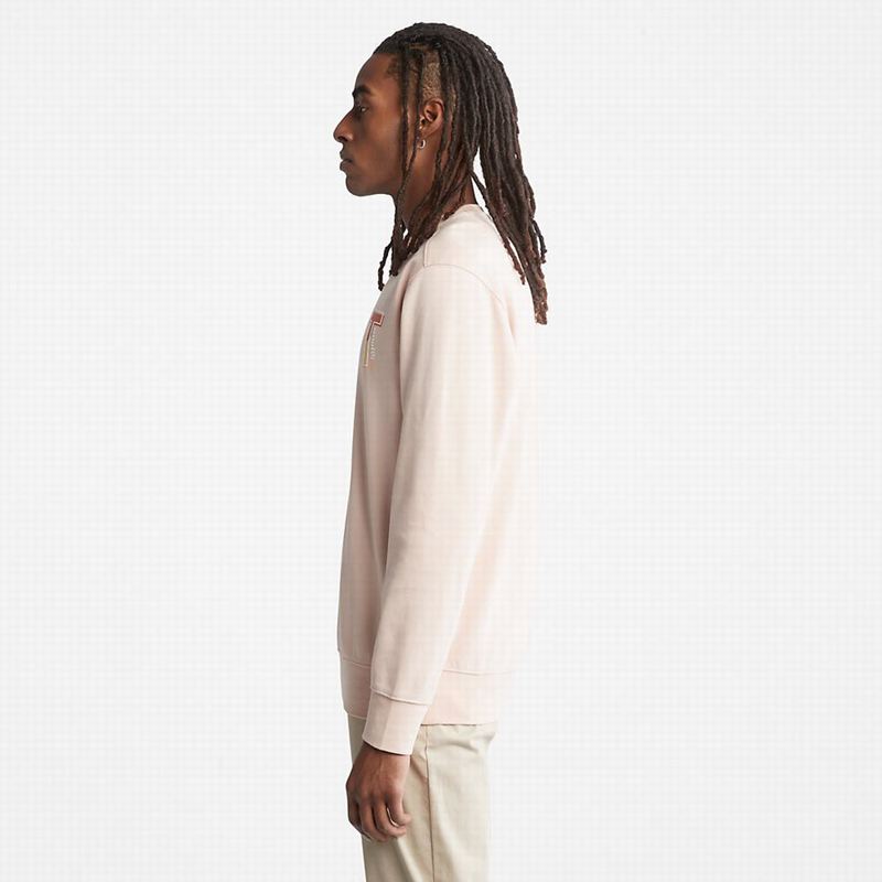 Timberland Sweatshirt with Timber Fresh Technology Dukserice Roze | 62280977