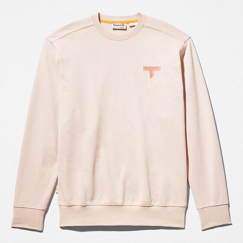 Timberland Sweatshirt with Timber Fresh Technology Dukserice Roze | 62280977