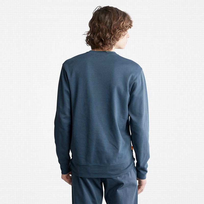 Timberland Sweatshirt with Timber Fresh Technology Dukserice Plave | 87756320