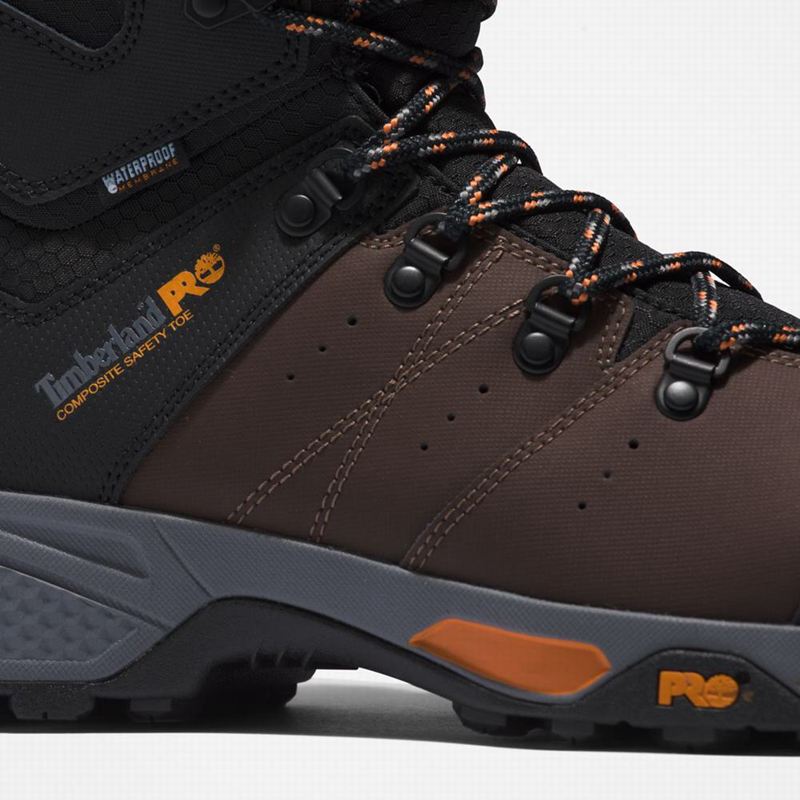 Timberland Switchback Waterproof Comp-Toe Hikers Radne Čizme Crne | 1047526