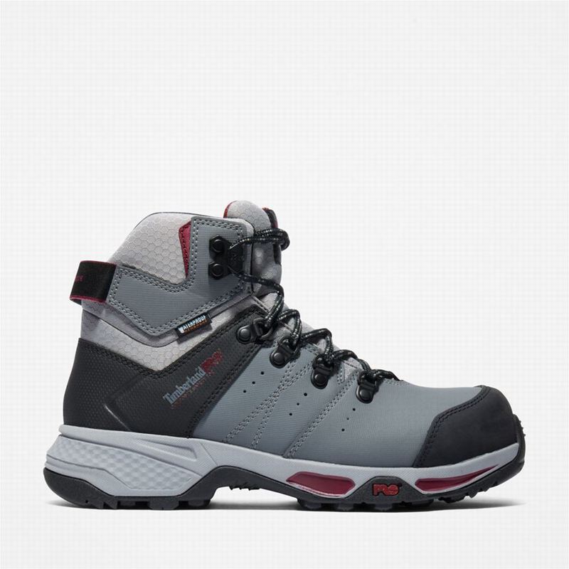 Timberland Switchback Waterproof Composite Safety-Toe Radne Čizme Sive | 70147646