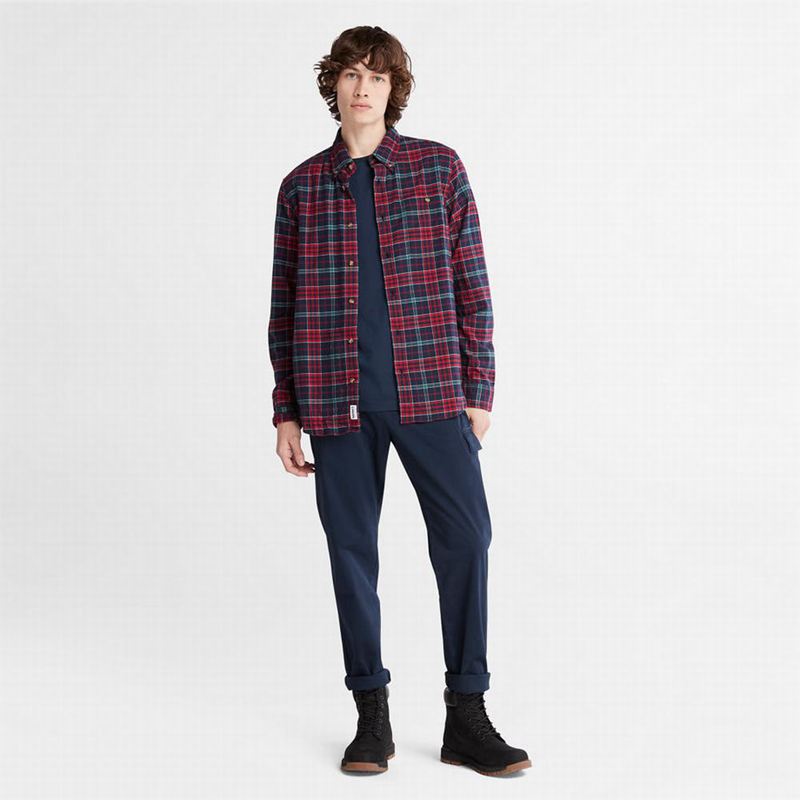Timberland Tartan with Solucell Air Technology Košulje Crvene | 15519016