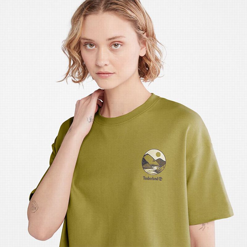 Timberland Tencelx Refibra Technology Majice Žute | 12673477
