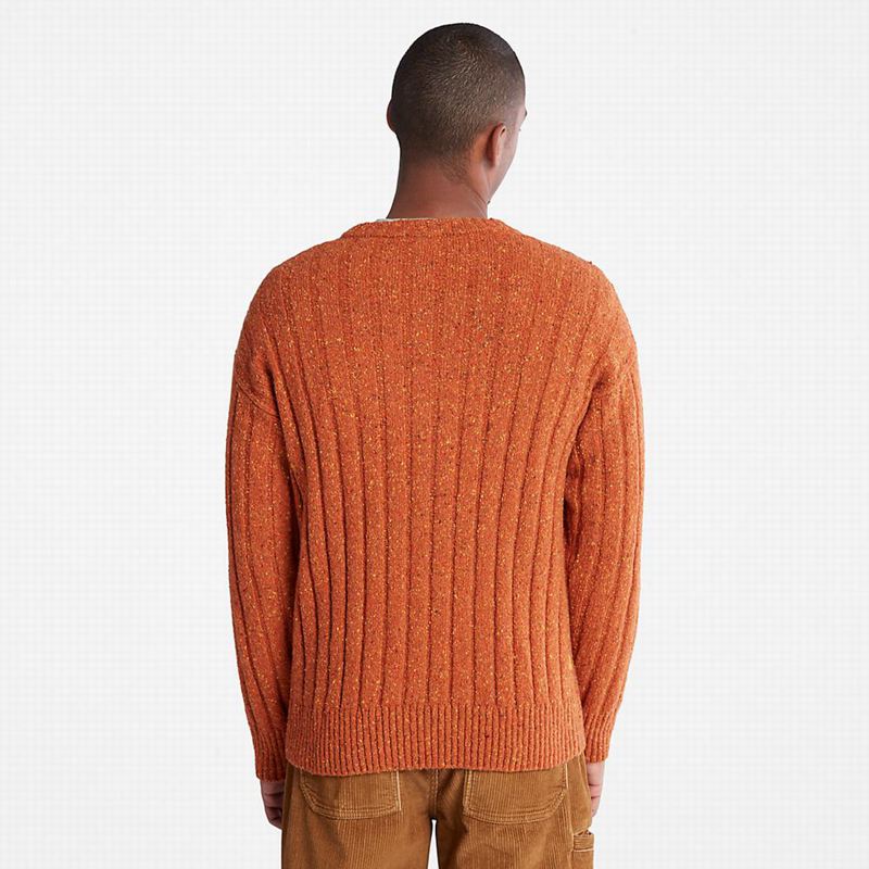 Timberland Textured Crewneck Skakači Narančaste | 90885163