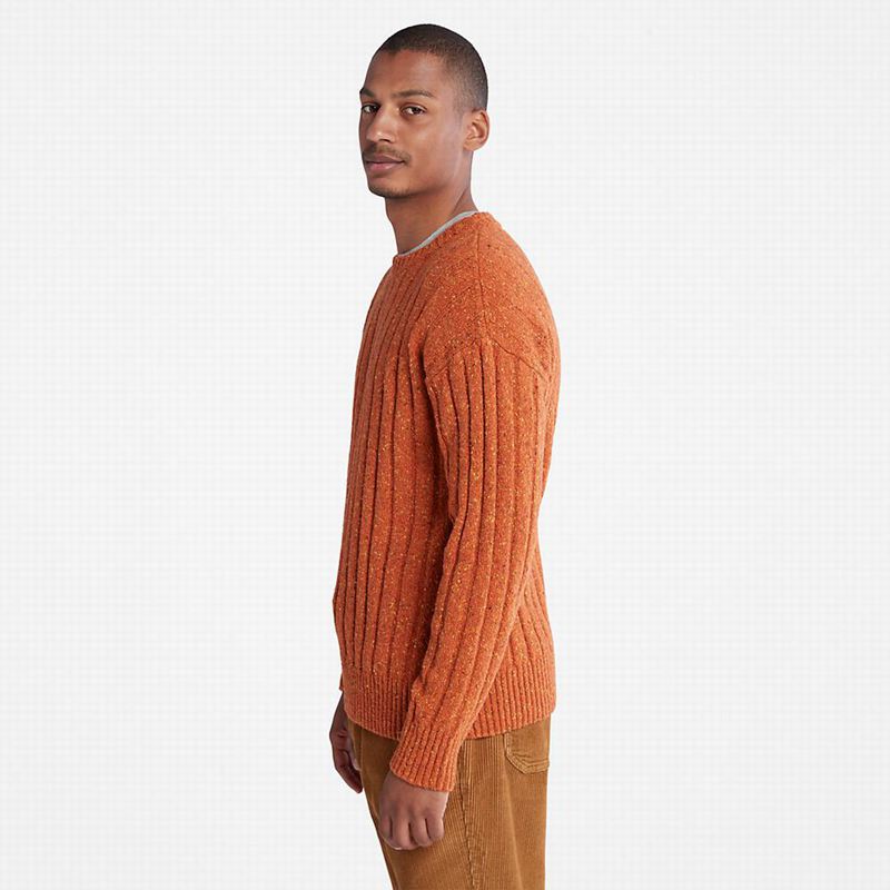 Timberland Textured Crewneck Skakači Narančaste | 90885163