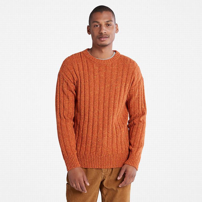 Timberland Textured Crewneck Skakači Narančaste | 90885163