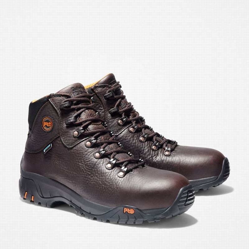 Timberland TiTAN Alloy Toe Waterproof Radne Čizme Smeđe | 88702041