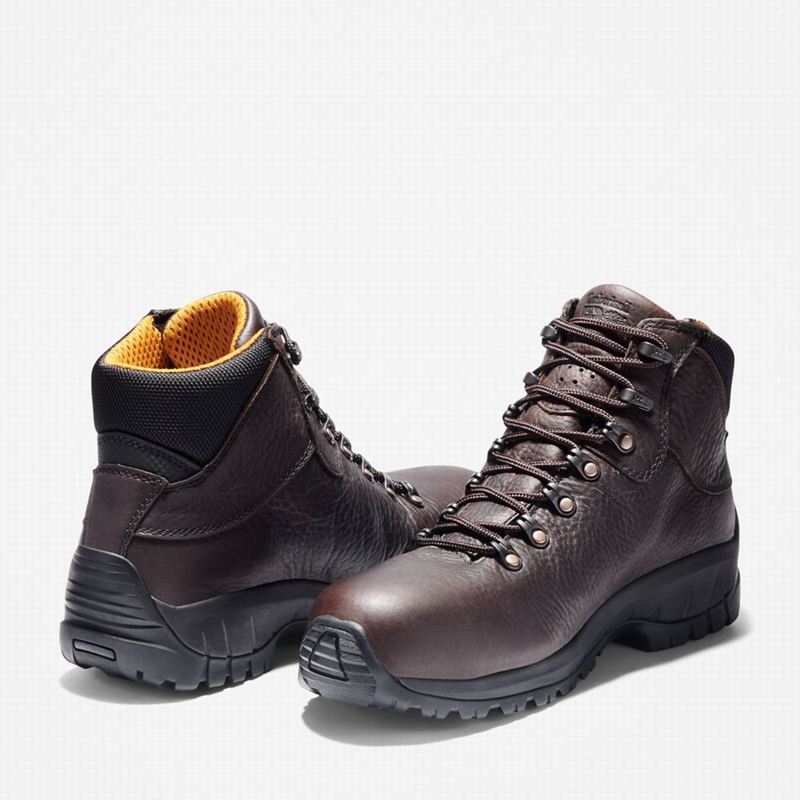 Timberland TiTAN Alloy Toe Waterproof Radne Čizme Smeđe | 88702041