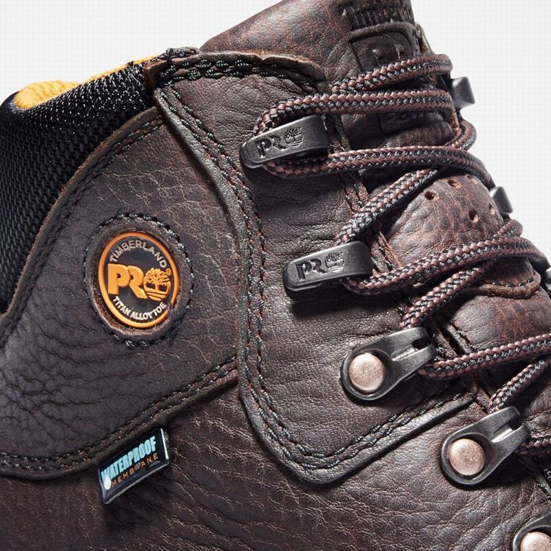 Timberland TiTAN Alloy Toe Waterproof Radne Čizme Smeđe | 88702041
