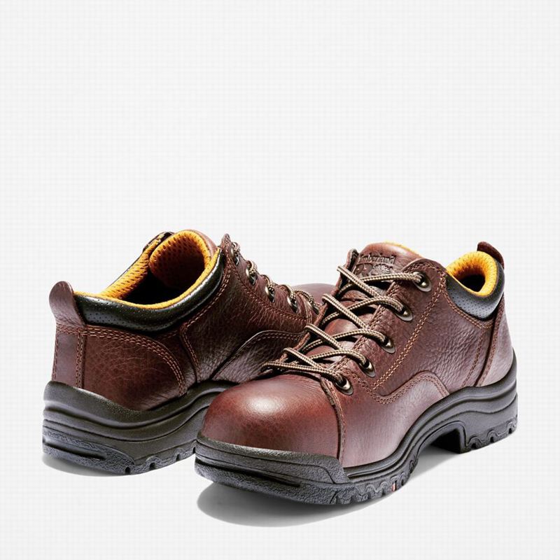 Timberland TiTAN Casual Alloy Toe Radne Cipele Smeđe | 3115056