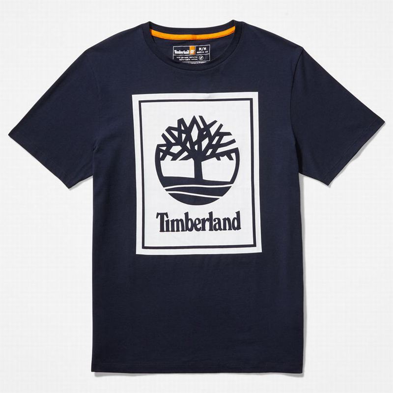 Timberland Timber Fresh Graficke Majice Tamnoplave | 41931019