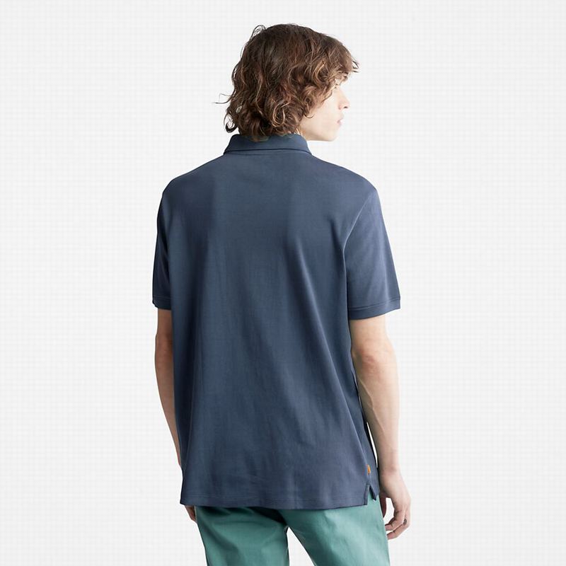 Timberland Timber Fresh Polo Majice Plave | 85076555