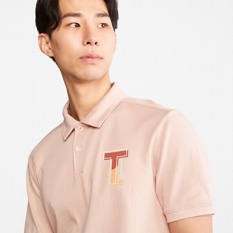 Timberland Timber Fresh Polo Majice Roze | 60184205