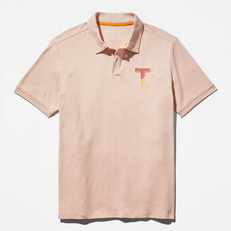 Timberland Timber Fresh Polo Majice Roze | 60184205