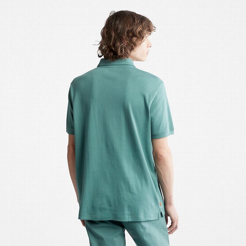 Timberland Timber Fresh Polo Majice Tirkizne | 77745468