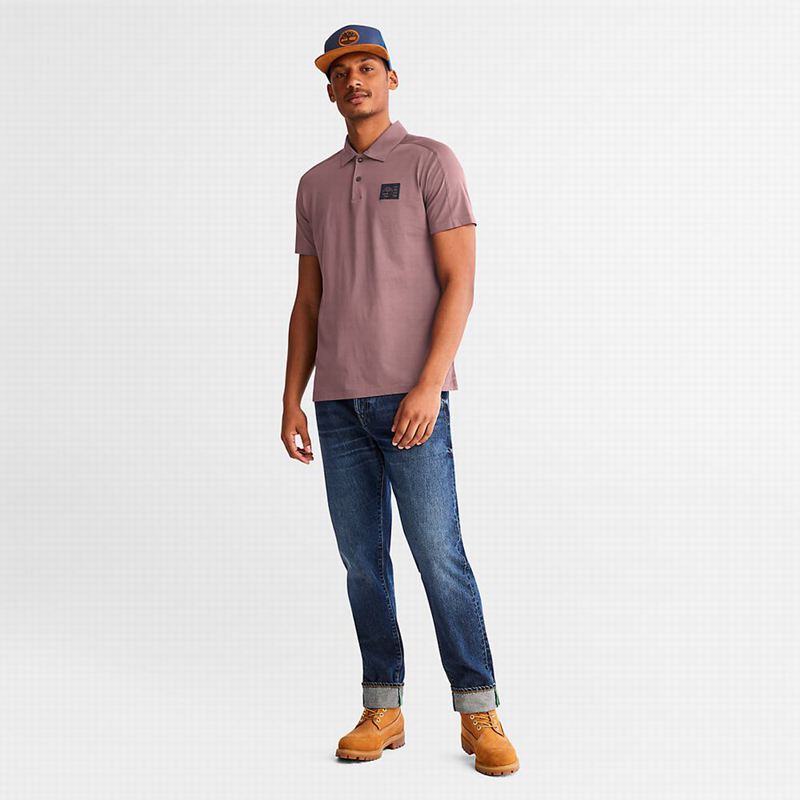 Timberland Timber Fresh Supima Cotton Polo Majice Roze | 10700986